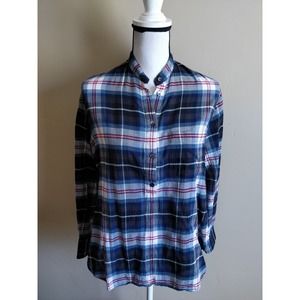 3/$20 Madwell Blue White & Red Lumberjack Shirt Size XS